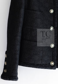 CHANEL 21PF Black CC Logo Metiers D’art Jacket 34 36 シャネル ブラック CC ロゴ メティエダール ジャケット 即発