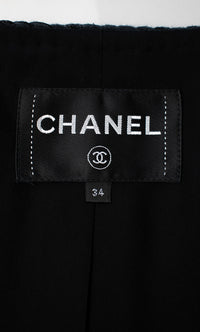 CHANEL 21PF Black CC Logo Metiers D’art Jacket 34 36 シャネル ブラック CC ロゴ メティエダール ジャケット 即発