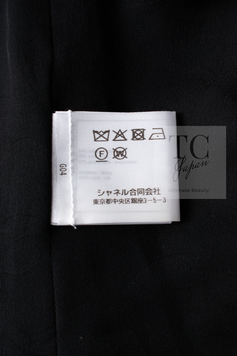 CHANEL 21PF Black CC Logo Metiers D’art Jacket 34 36 シャネル ブラック CC ロゴ メティエダール ジャケット 即発