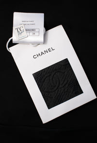 CHANEL 21PF Black CC Logo Metiers D’art Jacket 34 36 シャネル ブラック CC ロゴ メティエダール ジャケット 即発