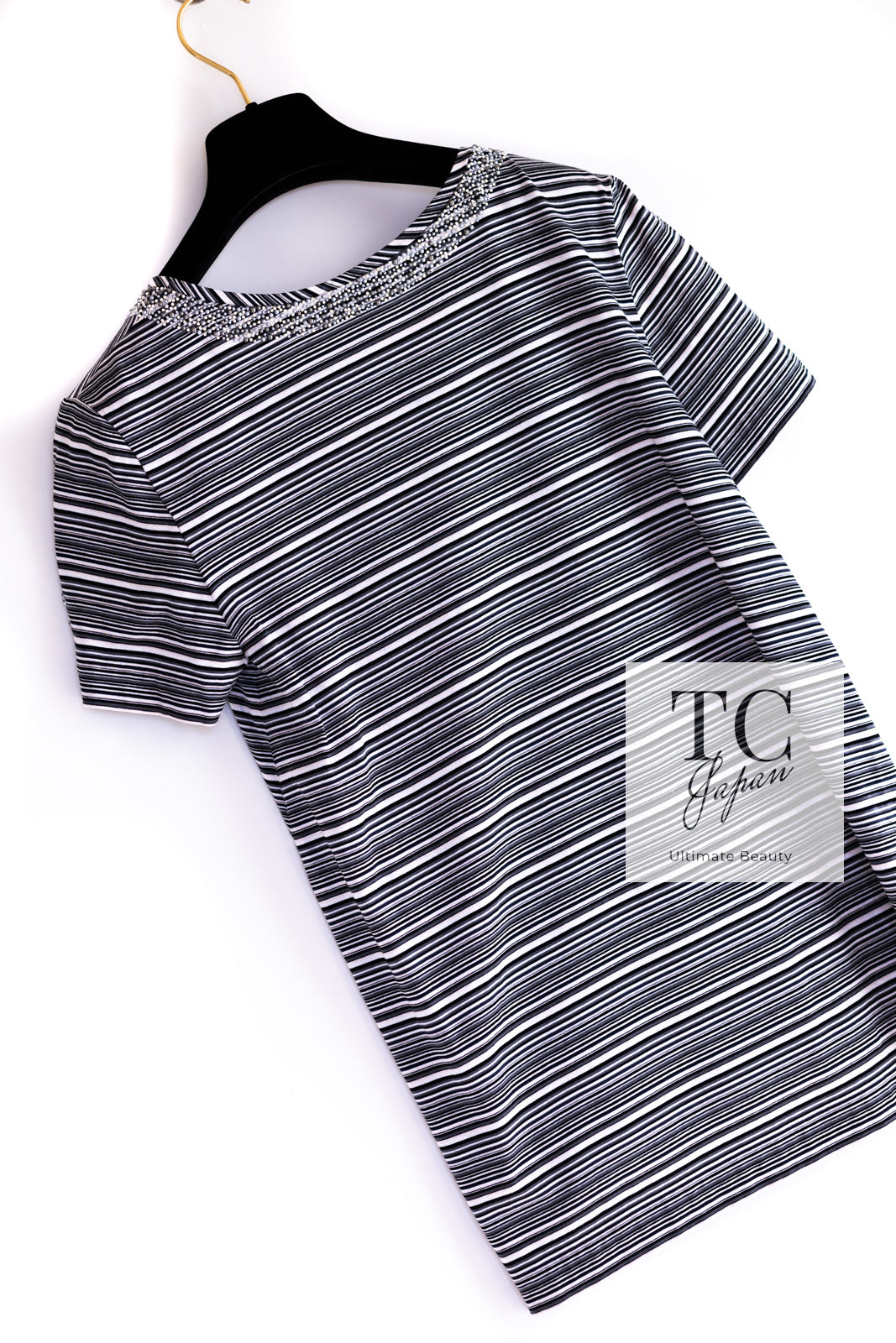 新作！】CHANEL/シャネル トップス ボーダー 半袖 Tシャツ