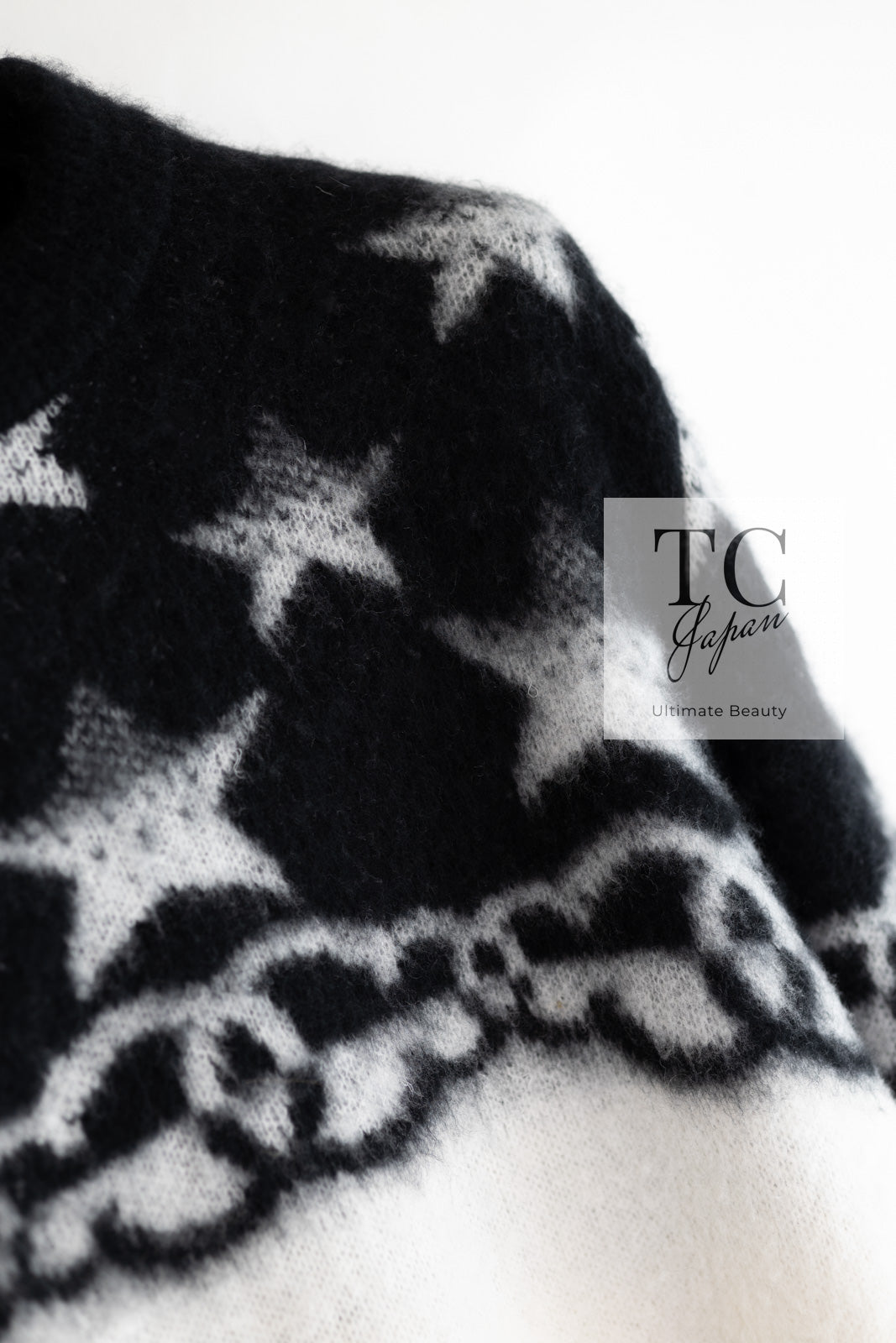 ❣️本日まで❣️CHANEL シャネル ココマーク リブニット トップスブラック ココマークボタン クロップド カーディガン ビスコース ブラック