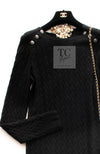 CHANEL 18PF Black Cashmere Silk Long Knit Dress 34 36 シャネル ブラック カシミヤ シルク ロング ニット ドレス ワンピース 即発