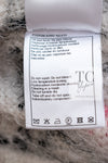 CHANEL 23A White Pink Black CC Logo Cashmere Silk Knit Sweater