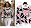 CHANEL 23A White Pink Black CC Logo Cashmere Silk Knit Sweater 38 40 シャネル ホワイト ピンク ブラック ココマーク カシミヤ シルク ニット セーター 即発