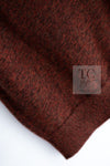 CHANEL 24PF Brown Sequin Vase Motif Cashmere Knit Vest Sweater 36 38 シャネル ブラウン スパンコール 花瓶 モチーフ ニット ベスト カシミヤ100% セーター 即発