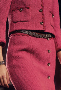 CHANEL 24PF Brown Sequin Vase Motif Cashmere Knit Vest Sweater 36 38 シャネル ブラウン スパンコール 花瓶 モチーフ ニット ベスト カシミヤ100% セーター 即発