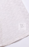CHANEL 15S White Flower Lace Cotton Tops Blouse Jacket 38 シャネル ホワイト アイボリー フラワー レース トップス ブラウス ジャケット 即発