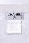 CHANEL 15S White Flower Lace Cotton Tops Blouse Jacket 38 シャネル ホワイト アイボリー フラワー レース トップス ブラウス ジャケット 即発