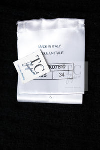 CHANEL 18PA Black Cashemre Silk Wool CC 5 Logo Lion Tops Sweater 34 36 シャネル ブラック カシミヤ シルク ウール CC 5 ライオン ロゴ 装飾 トップス セーター 即発