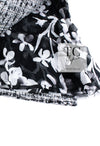 CHANEL 04S Black White Fringe Lesage Jacket Skirt Suit 38 シャネル ブラック ホワイト フリンジ ルサージュ ツイード ジャケット スカート スーツ 即発