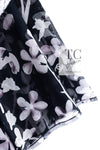 CHANEL 04S Black White Fringe Lesage Jacket Skirt Suit 38 シャネル ブラック ホワイト フリンジ ルサージュ ツイード ジャケット スカート スーツ 即発