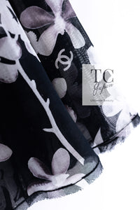 CHANEL 04S Black White Fringe Lesage Jacket Skirt Suit 38 シャネル ブラック ホワイト フリンジ ルサージュ ツイード ジャケット スカート スーツ 即発
