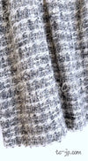 CHANEL 05A Gray Silver Mix Wool Cashmere Tweed Skirt 36 38 シャネル グレー シルバー ふんわり ウール カシミヤ ツイード スカート 即発