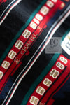 CHANEL 07C Black Train Central Station Cotton Cashmere Knit Skirt 38 シャネル ブラック セントラルステーション 電車 コットン カシミヤ ニット スカート 即発
