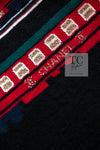 CHANEL 07C Black Train Central Station Cotton Cashmere Knit Skirt 38 シャネル ブラック セントラルステーション 電車 コットン カシミヤ ニット スカート 即発