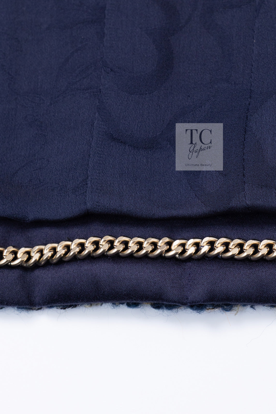 CHANEL 18PA Green Navy Khaki Tweed Jacket 36 38 シャネル グリーン ネイビー カーキ ツイード ジャケット 即発