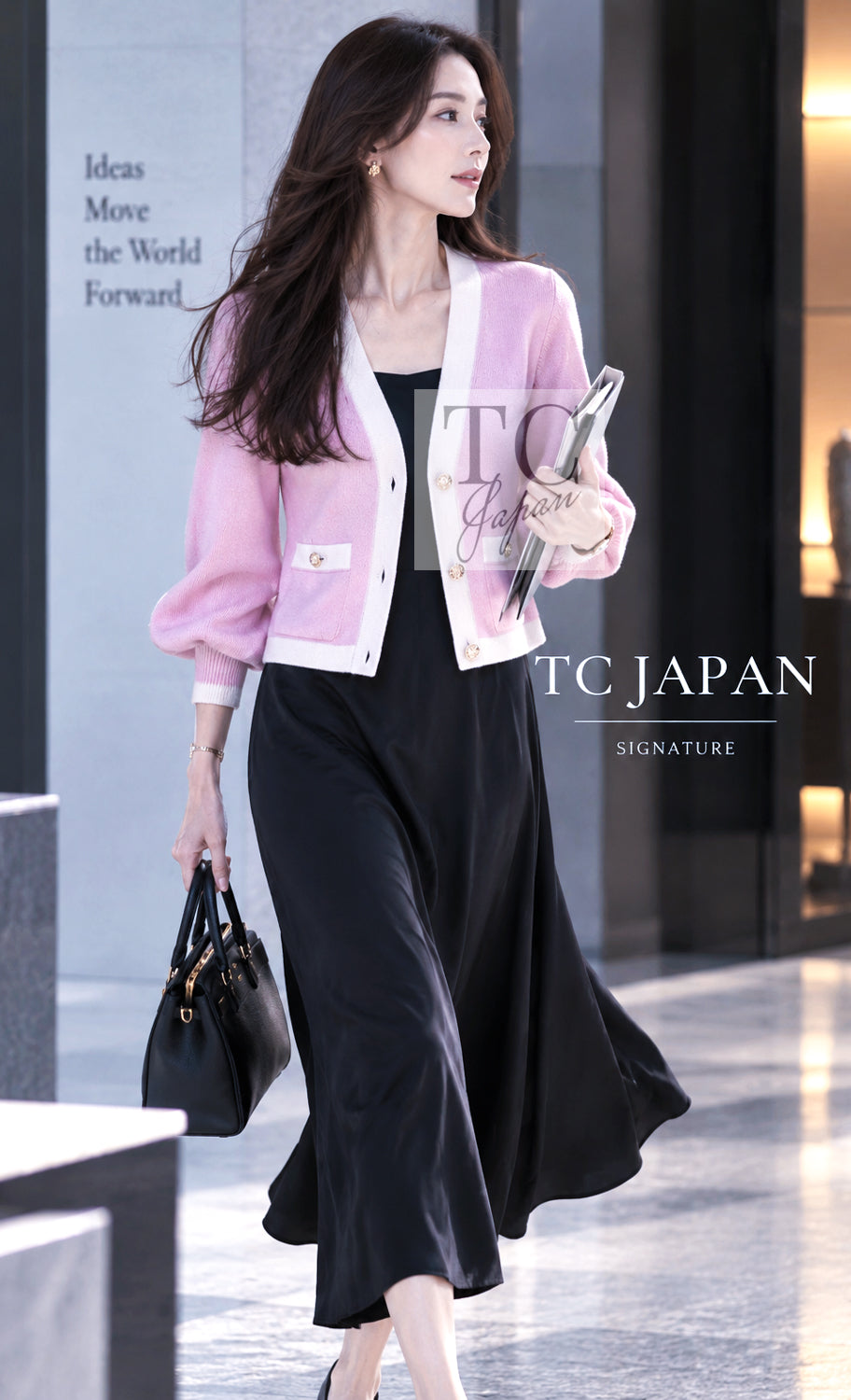 CHANEL Cardigan 23S Puple Pink CC Logo Buttons Cashmere Knit Purple Coco Button 38 40 | HK
