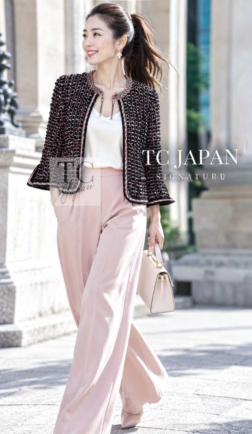 CHANEL Cardigan 12S Navy Black Chain Cotton Knit 36 38 | HK