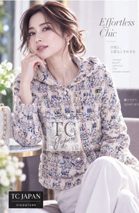 CHANEL Jacket Multicolor Tailored Blazer COCO Button Hooded Ribbon Tweed | US