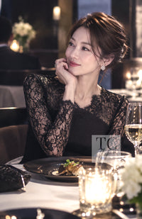 CHANEL Dress 12A $ Black Lace 42 | UK