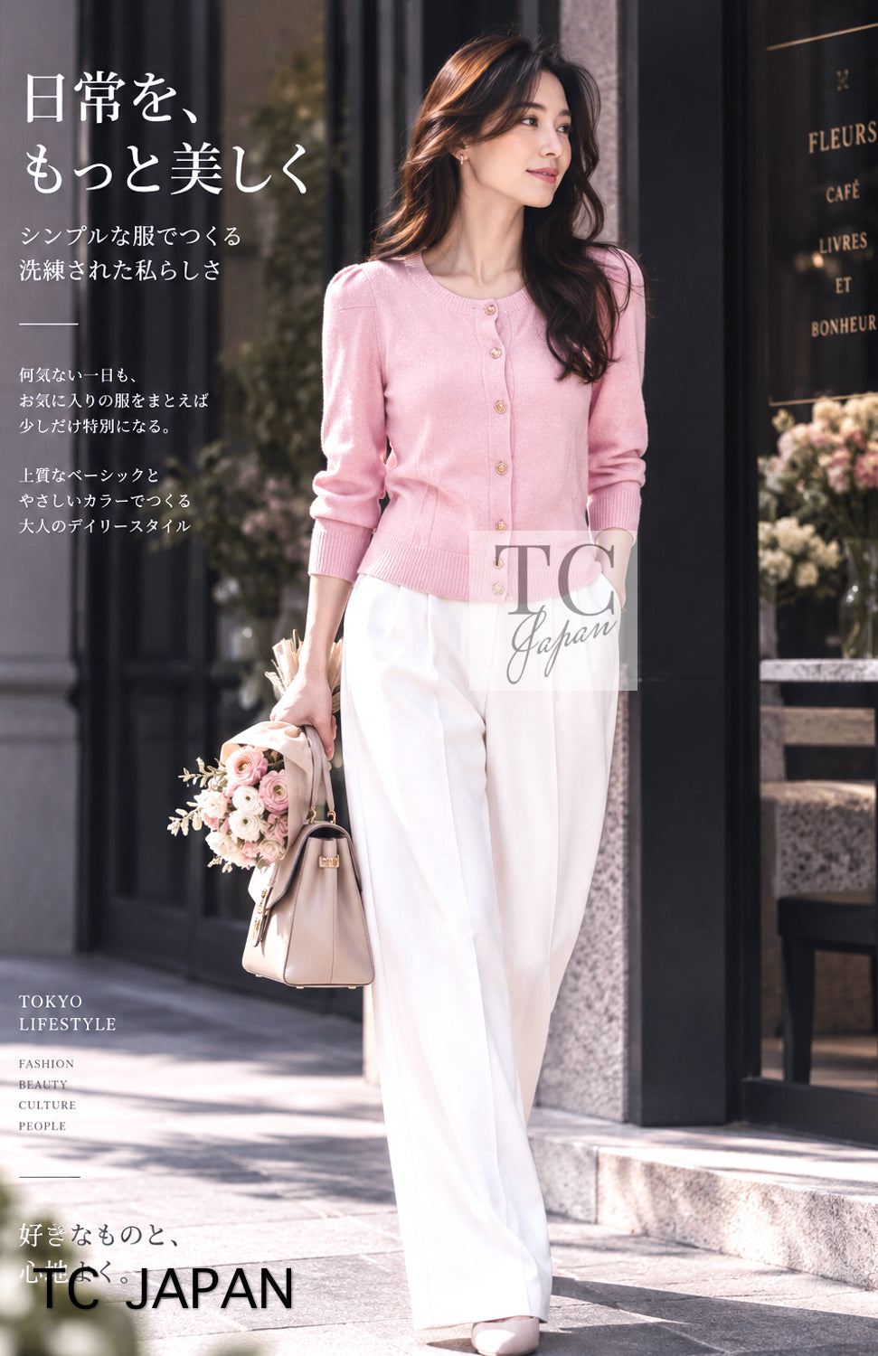 CHANEL Cardigan 13C Pink Cashmere Linen Super Soft Knit 36 | HK
