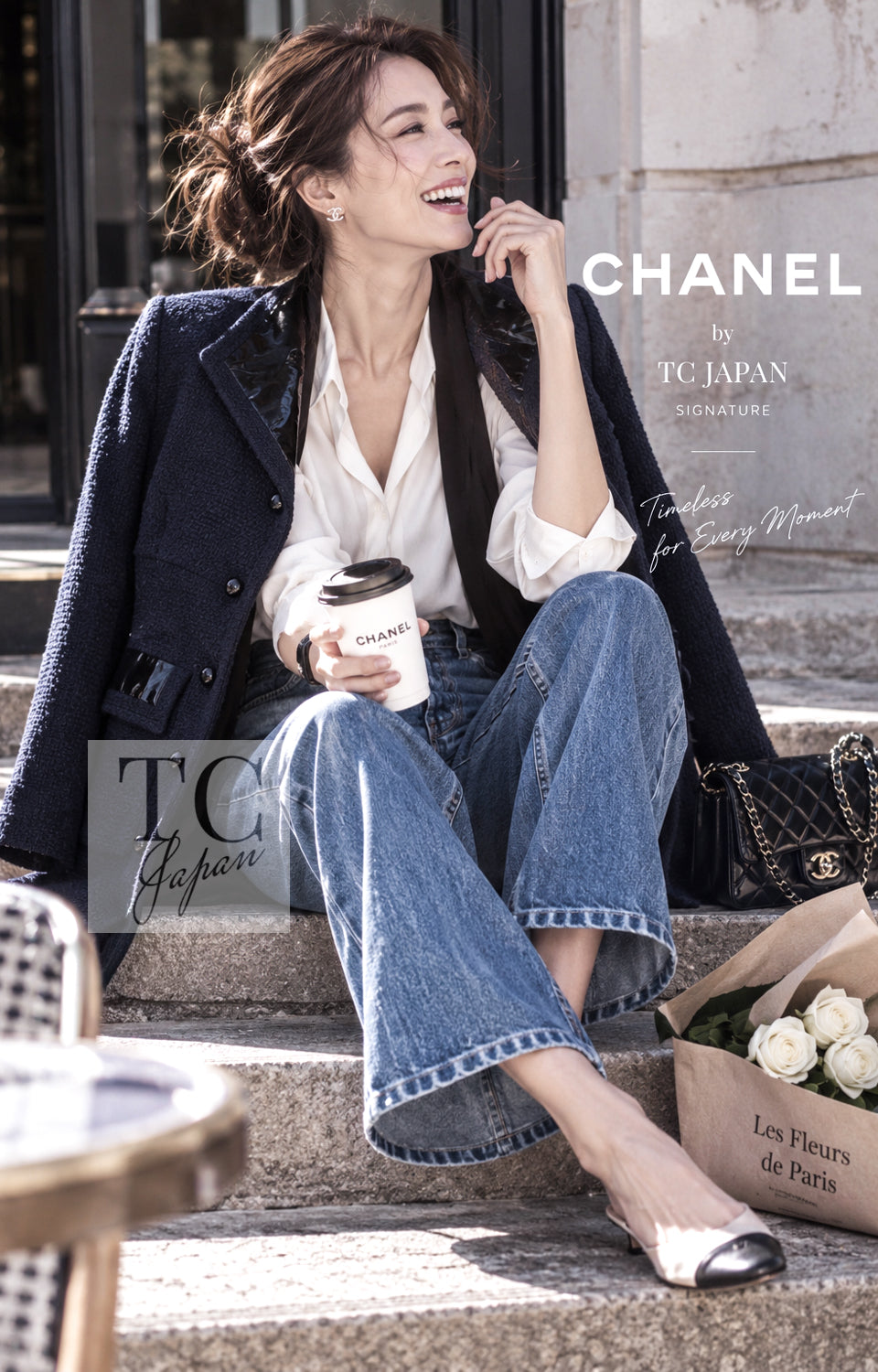 シャネル コート通販｜CHANEL ツイード・ロング・トレンチ