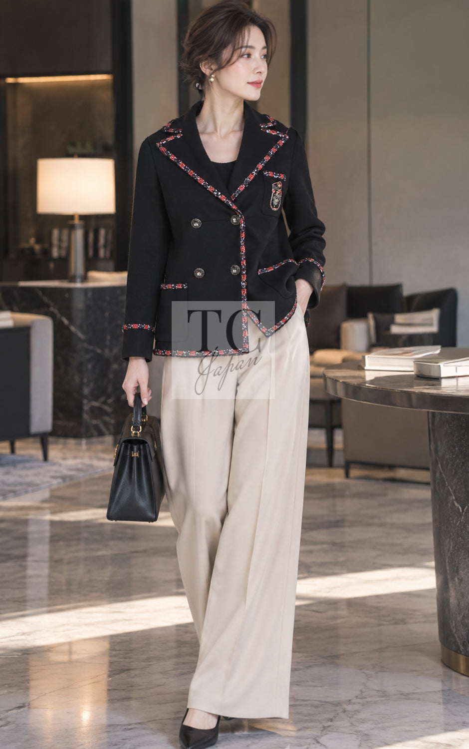 CHANEL Jacket 12PF Paris Bombay Ivory Wool Cashmere Blazer 36 | UK