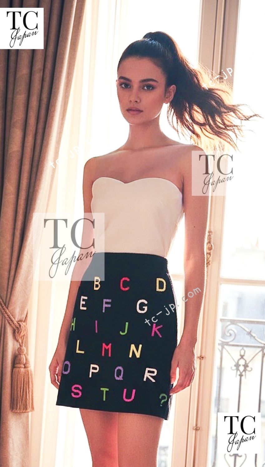 CHANEL Black Skirt Women シャネル ブラック スカート レディース