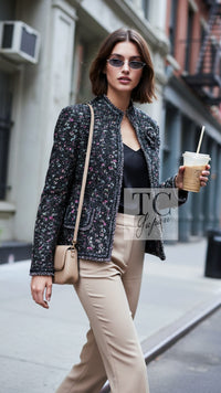 CHANEL Jacket Skirt Suit 04A Multicolor Tweed 38 | UK