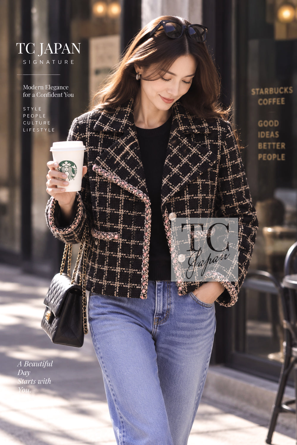 シャネル ジャケット通販｜CHANEL ツイード・ノーカラー・ヴィンテージ