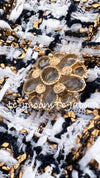 CHANEL 15C White Black Gold Metallic Gripoix Button Sleeveless Dress 34 シャネル ホワイト・ブラック・ゴールドメタリック・グリポワボタン・ノースリーブ・ワンピース 即発