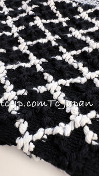 CHANEL 09S Black White Sequin Dress 36 シャネル ブラック ホワイト スパンコール ワンピース 即発
