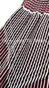 CHANEL 14S Wine Red Stripe Knit Dress 40 42 シャネル・ワインレッド・ストライプ・ニット・ワンピース 即発
