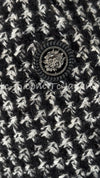 CHANEL 14B Black White Wool Silk Tweed Dress 34 シャネル ブラック ホワイト ウール シルク ツイード ワンピース 即発
