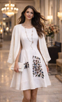 Christian Dior White EmbellishedDress 36 クリスチャン ディオール ホワイト 刺繍 ビーズ ドレス ワンピース 即発