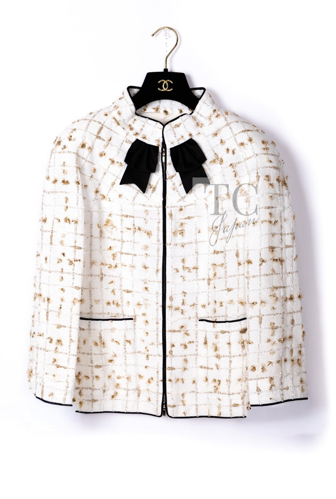 シャネル　CHANEL　ジャケット38 ハンガー付き シャネル ジャケット CHANEL Jacket【正規品・専門店】ツイード