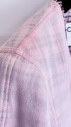 CHANEL 03S Pale Pink Open Front Jacket 38 シャネル ピンク・ツイード ジャケット 即発
