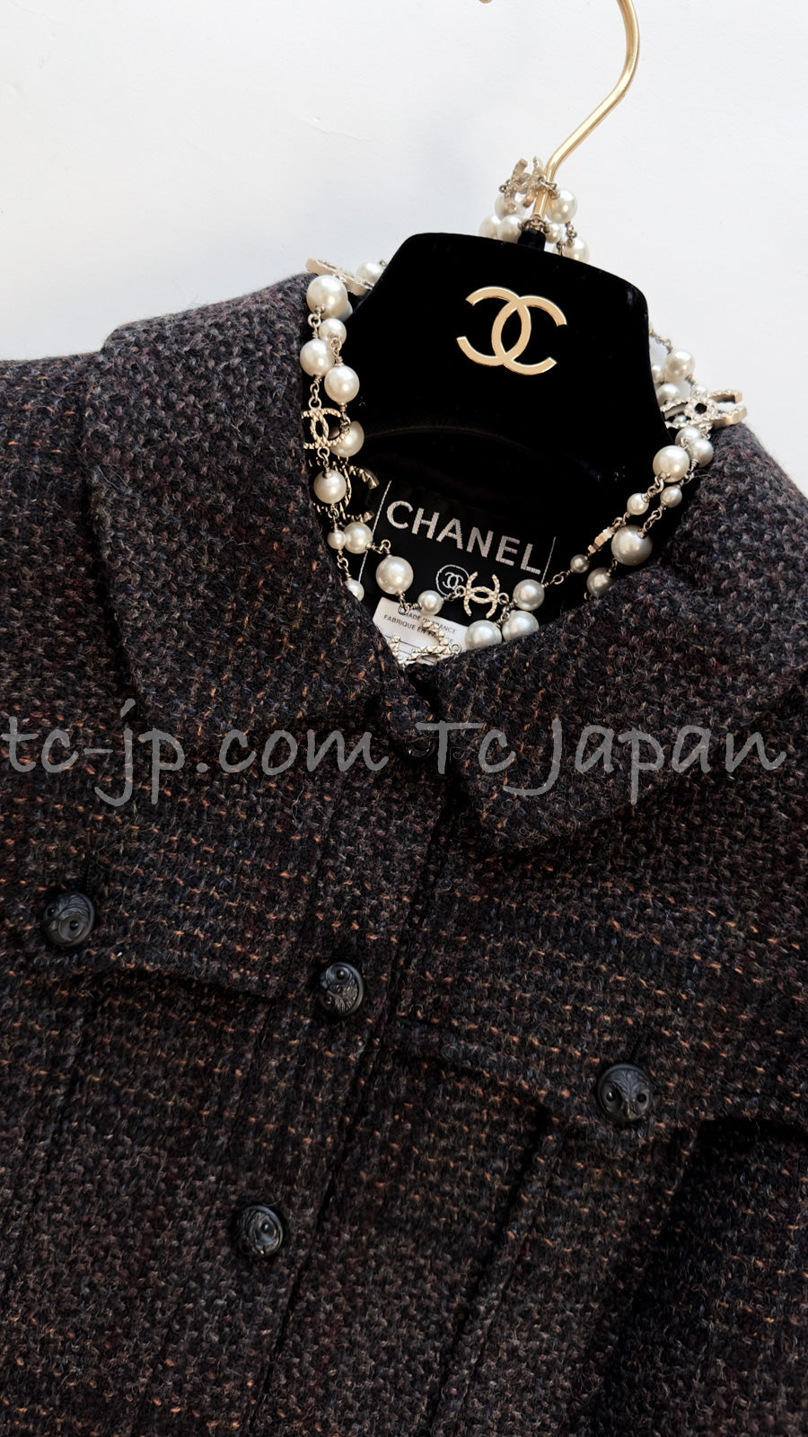 CHANEL 02A Gray Multicolor Mélange Wool Tweed Jacket 36 シャネル グレー・マルチ・メランジ  ウール・ツイード・ジャケット 即発