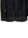 CHANEL 09A Black Metallic Silver Wool Jacket Dress 36 シャネル ブラック・メタリック・ウール・ジャケット・ワンピース 即発