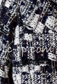 CHANEL 06C Black White Tweed Jacket Skirt Suit 36 38 シャネル ブラック・ホワイト・ツイード・ジャケット・スカート・スーツ 即発