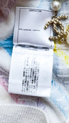 CHANEL 19C Creme Rainbow Cashmere Sweater 42 シャネル クリーム・レインボー・カシミア・セーター 即発