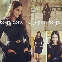 CHANEL 15A Black Navy Metallic Zipper Coat 36 シャネル ブラック ネイビー メタリック ジッパー コート 即発