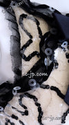 CHANEL 05C Black Ivory Embellishment Sequin Dress 36 シャネル ブラック・アイボリー・スパンコール装飾・ワンピース 即発