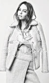 CHANEL 17A Pale Baby Pink Mohair Wool Coat Jacket 44 シャネル 軽くてふわふわ 淡い ベビーピンク モヘア ウール コート ジャケット 即発