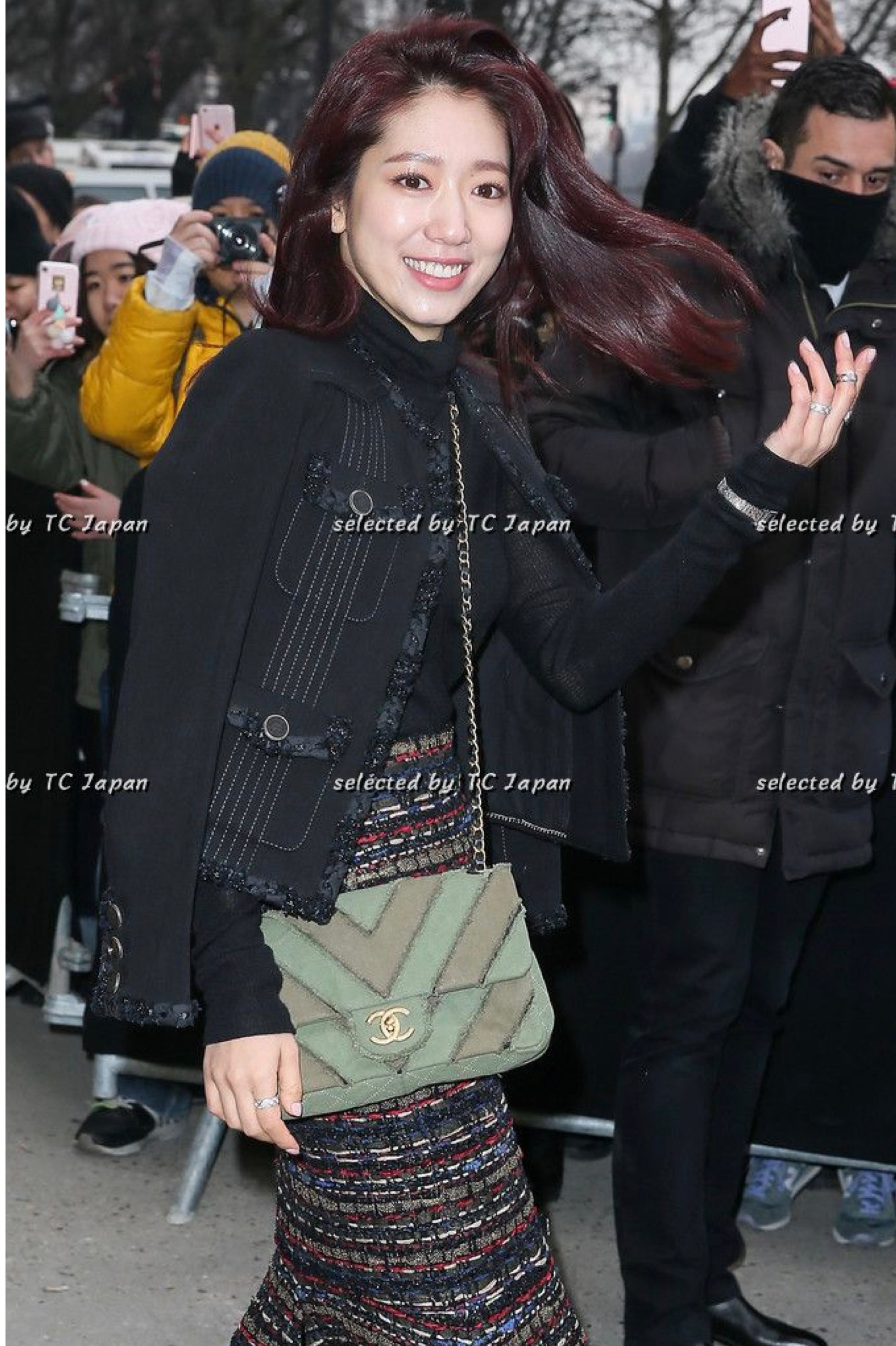 CHANEL 17C Black Cotton Denim Collarless Jacket 34 36 シャネル ブラック コットン デニム ノーカラー ジャケット 即発