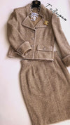 CHANEL 13C Gold Silk Blend Lesage Tweed Jacket 40 シャネル ゴールド ルサージュ ツイード ジャケット 即発