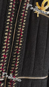 CHANEL 10PF Black Zipper Pocket Wool Silk Jacket 38 シャネル ブラック ジッパー ポケット ウール シルク ジャケット 即発