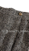 CHANEL 10C Black Ivory Gold Stand Collar Tweed Jacket Skirt 34 40 シャネル ブラック アイボリー ゴールド スタンドカラー ツイード ジャケット スカート 即発