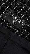 CHANEL 16S Black Check Tweed Skirt 36 シャネル ブラック・チェック・スカート 即発